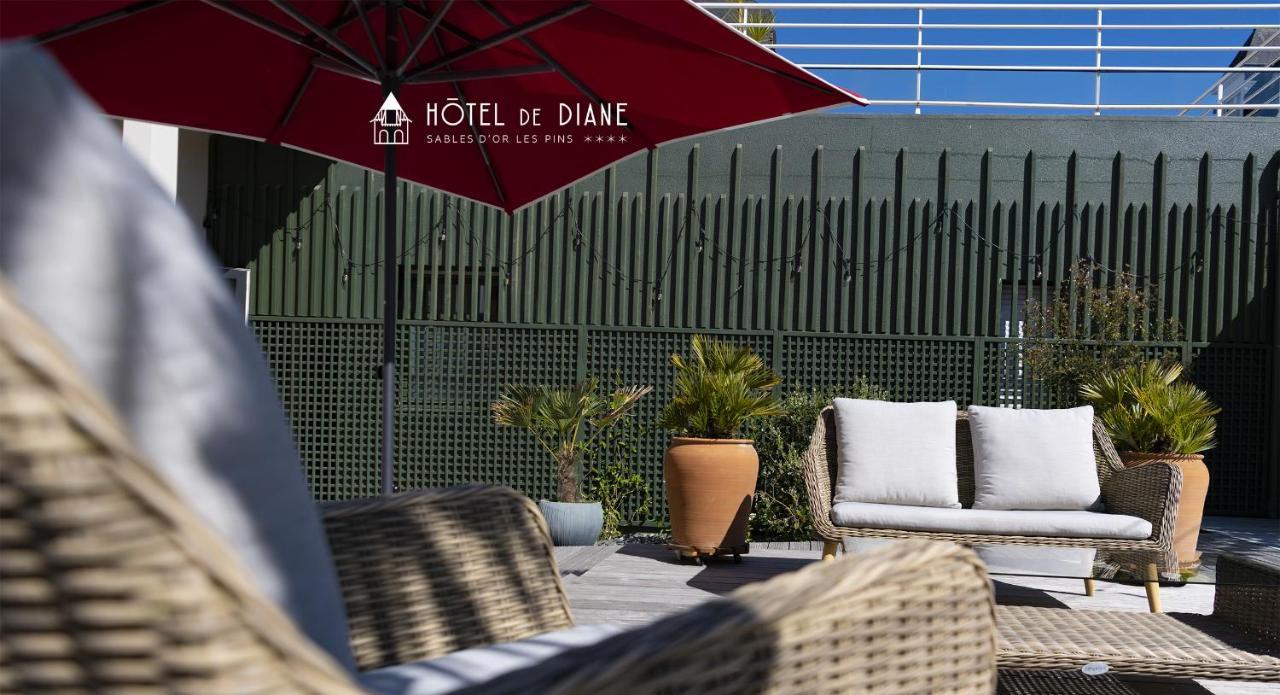 Hotel De Diane Sables-dʼOr-les-Pins Exterior foto